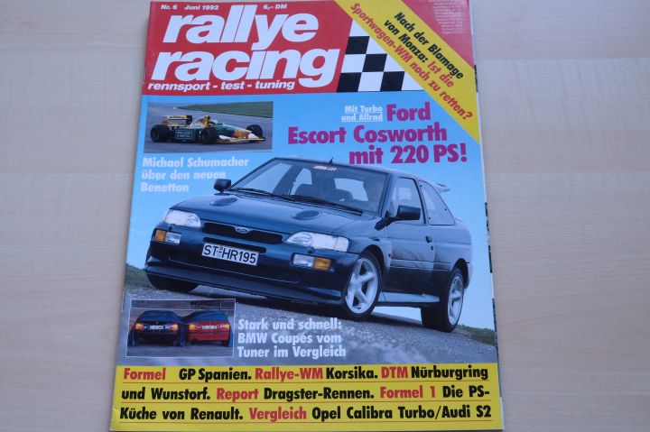 Deckblatt Rallye Racing (06/1992)